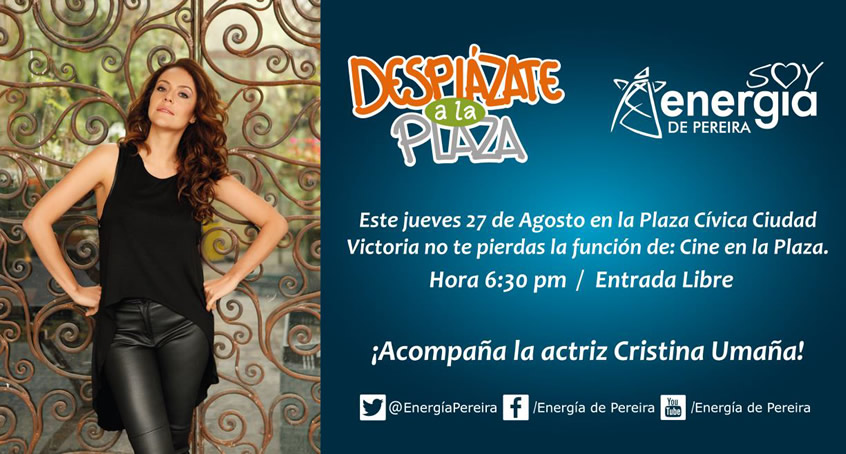 Desplázate a la plaza este jueves 27 de agosto