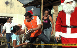 Empresa de Energía de Pereira adelantó la navidad en el Danubio