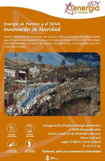 Energía de Pereira y el SENA innovarán la Navidad